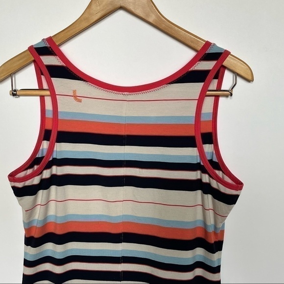 LOLE anna v-Neck stripe tank dress size medium - Picture 6 of 11